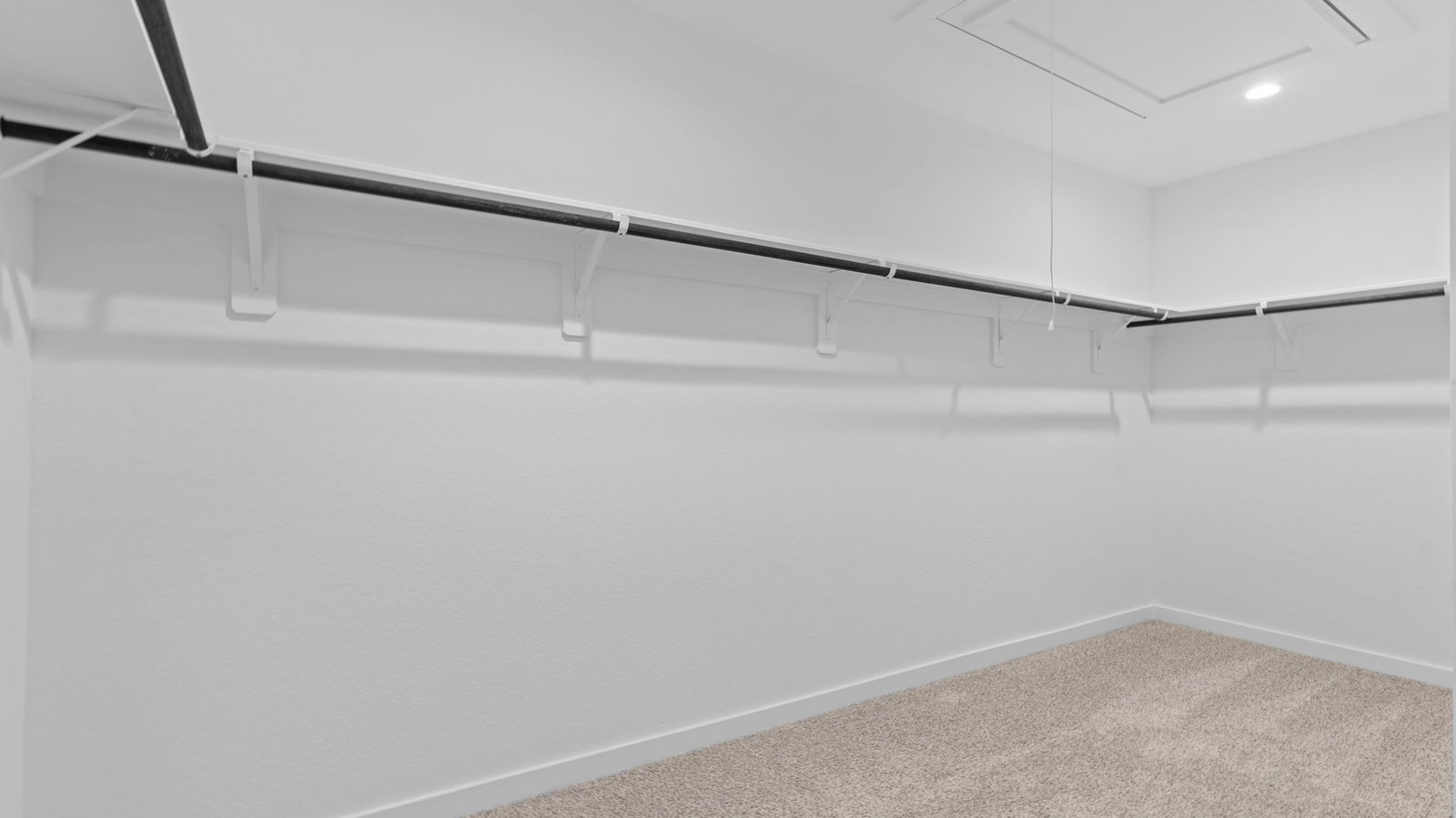 walk in primary closet