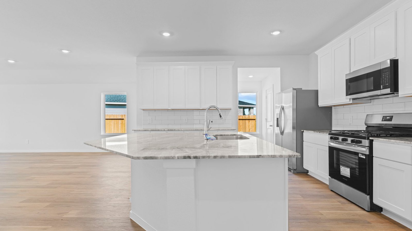 open concept kitchen