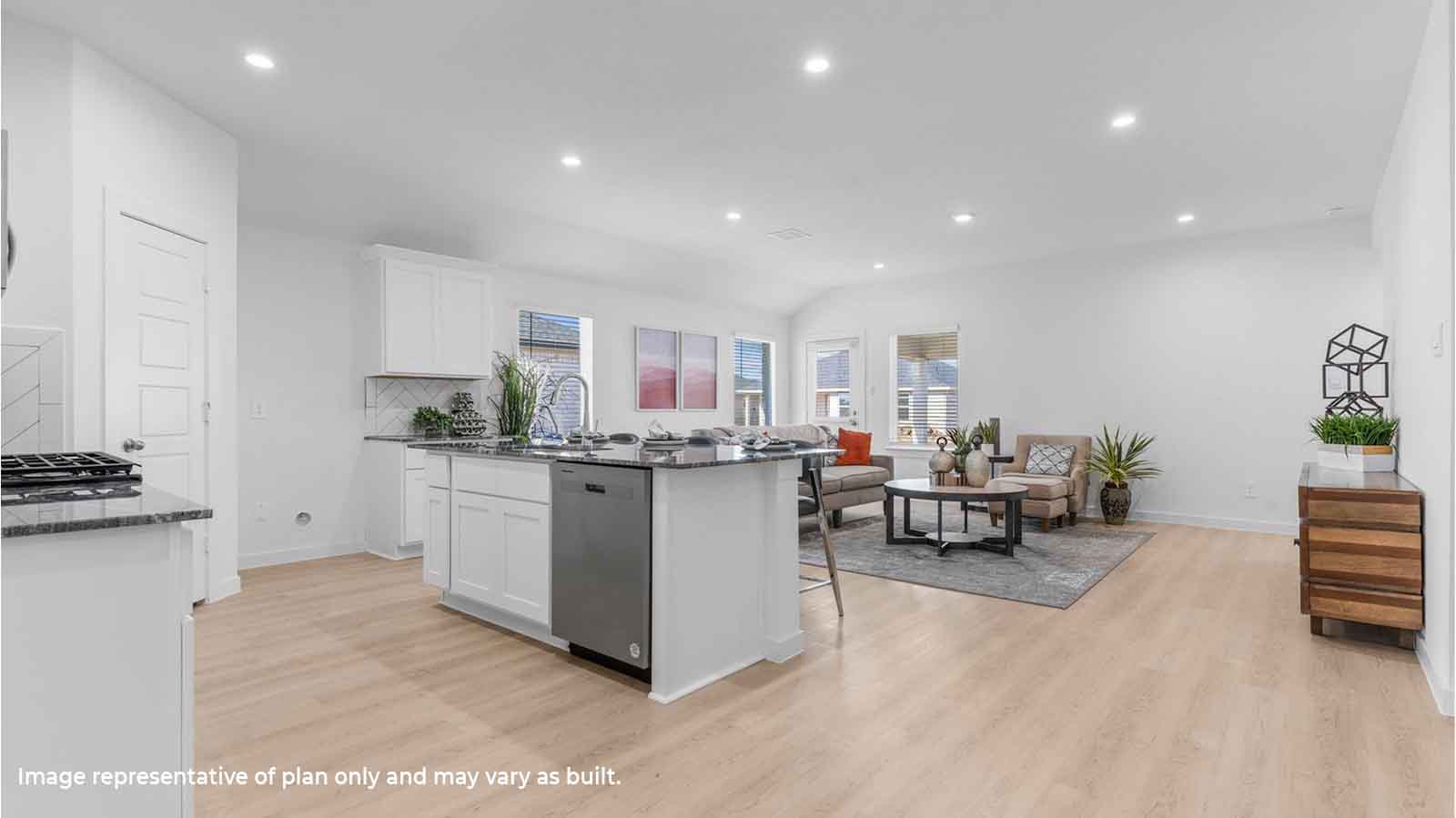 open concept kitchen