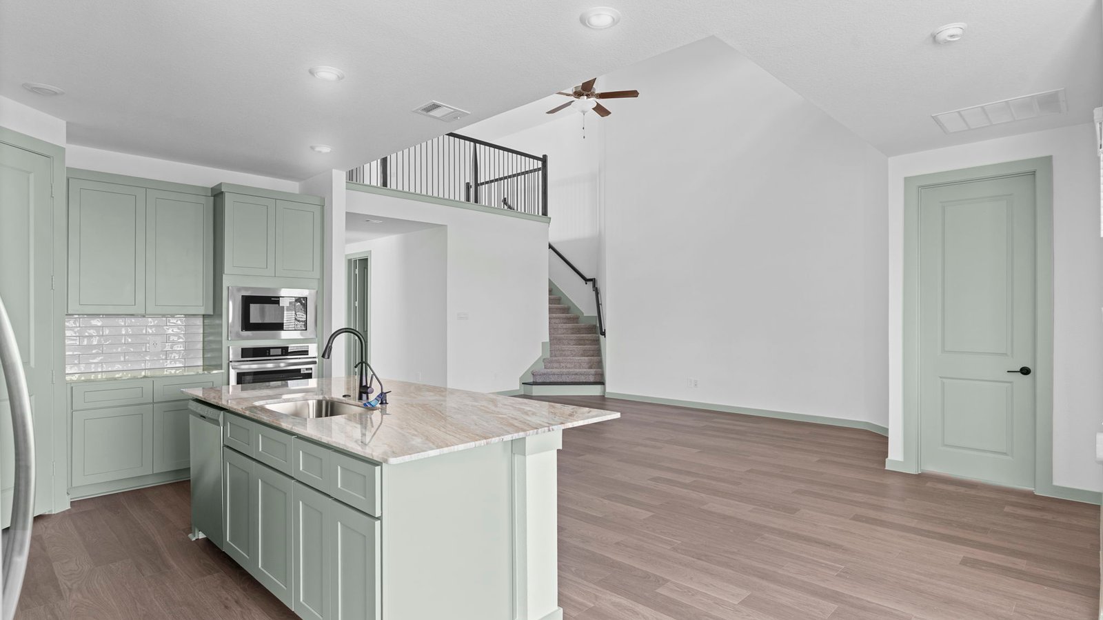 open concept kitchen