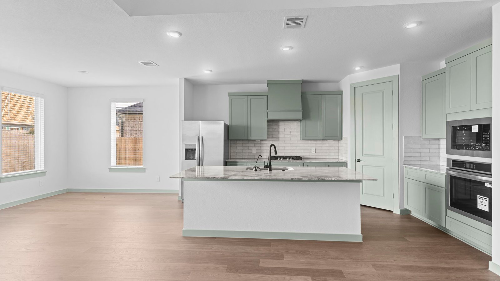 open concept kitchen