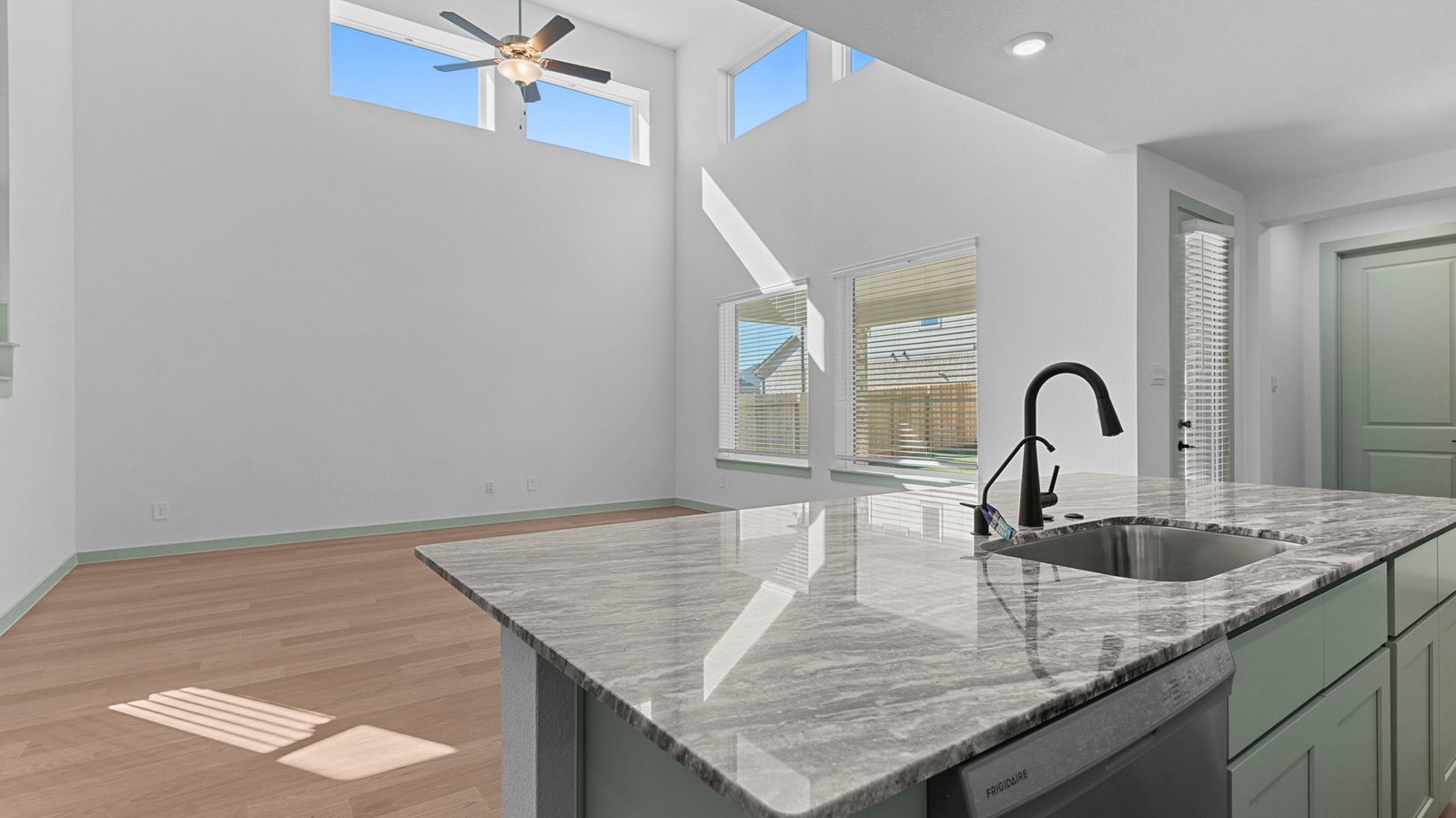 open concept kitchen