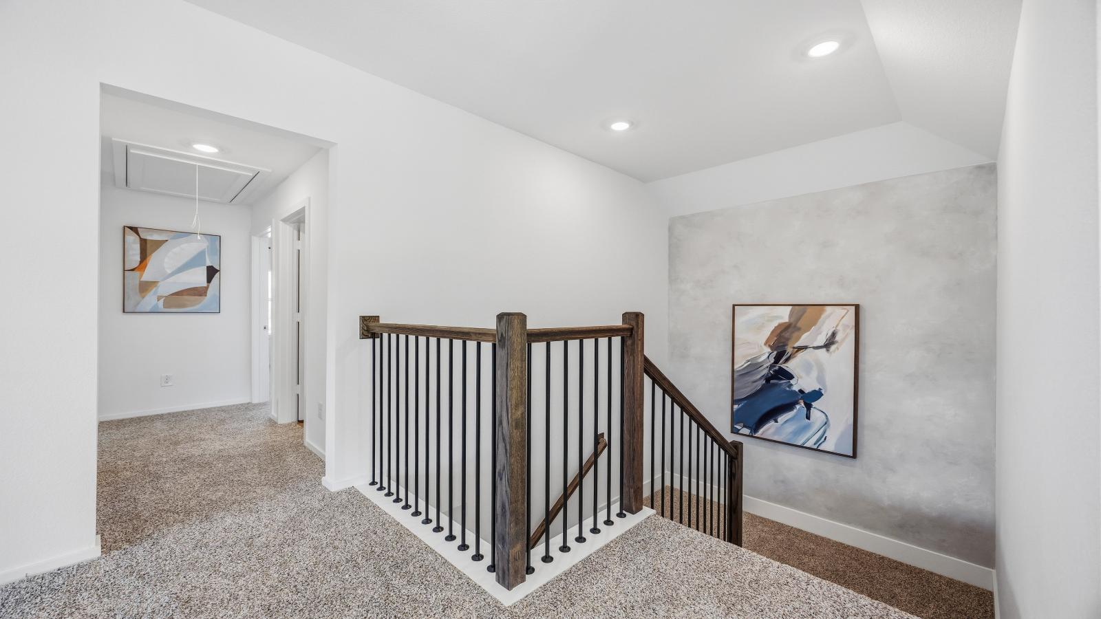 Staircase to the second story