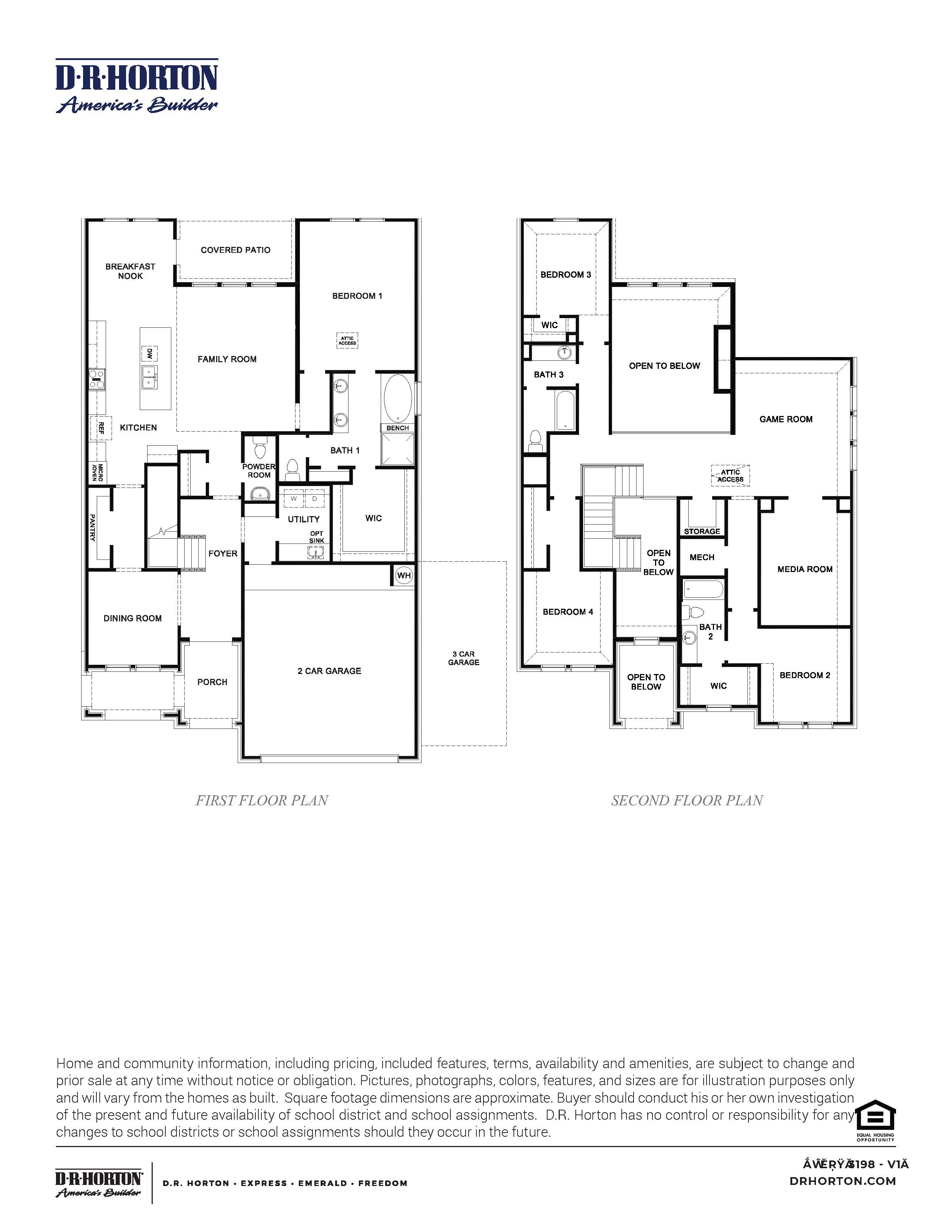 the avery floor plan