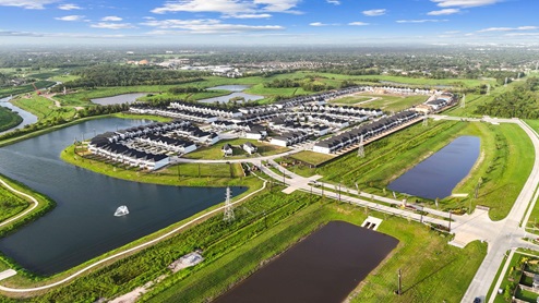 Aerial View of the Lake