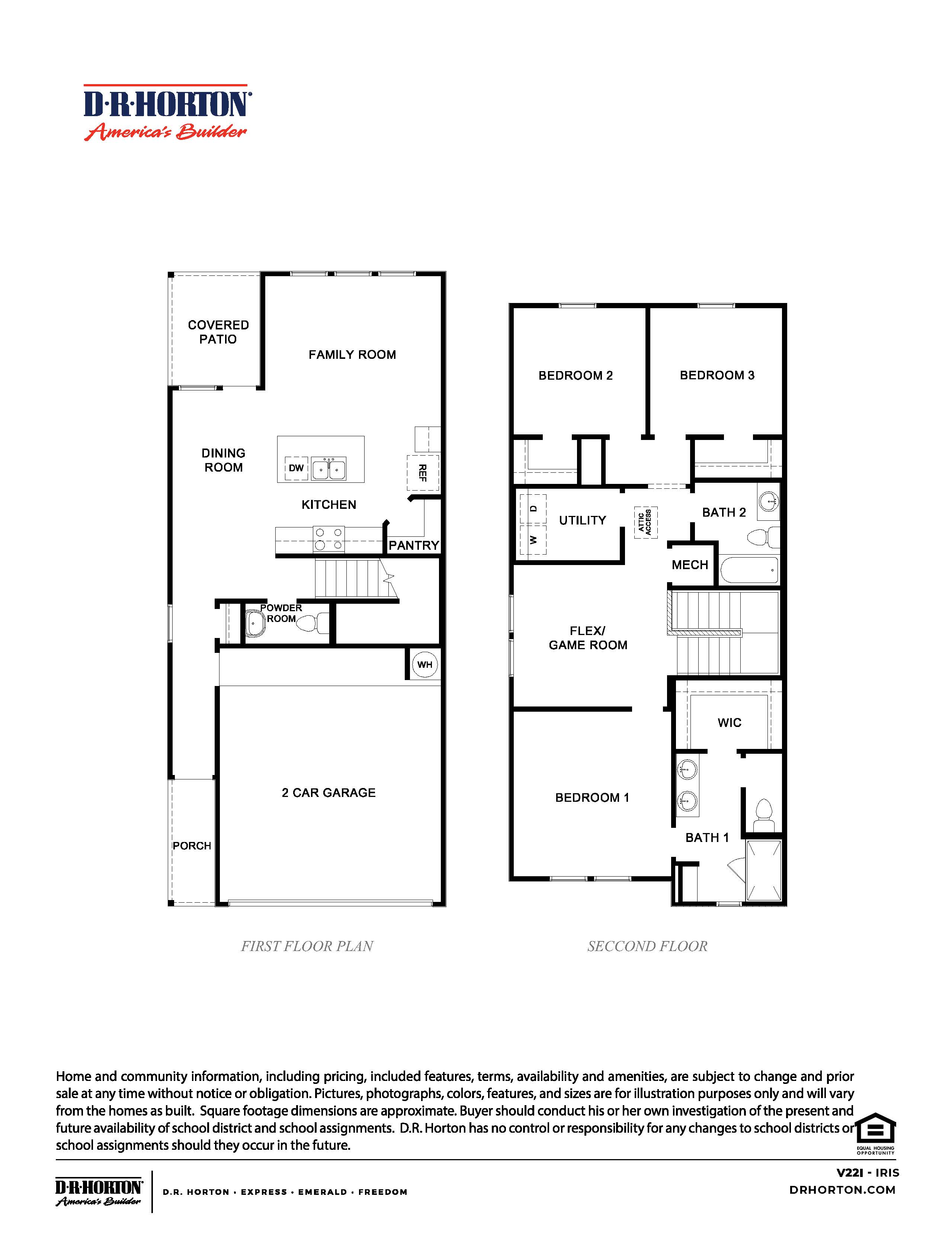 Floorplan for the Iris