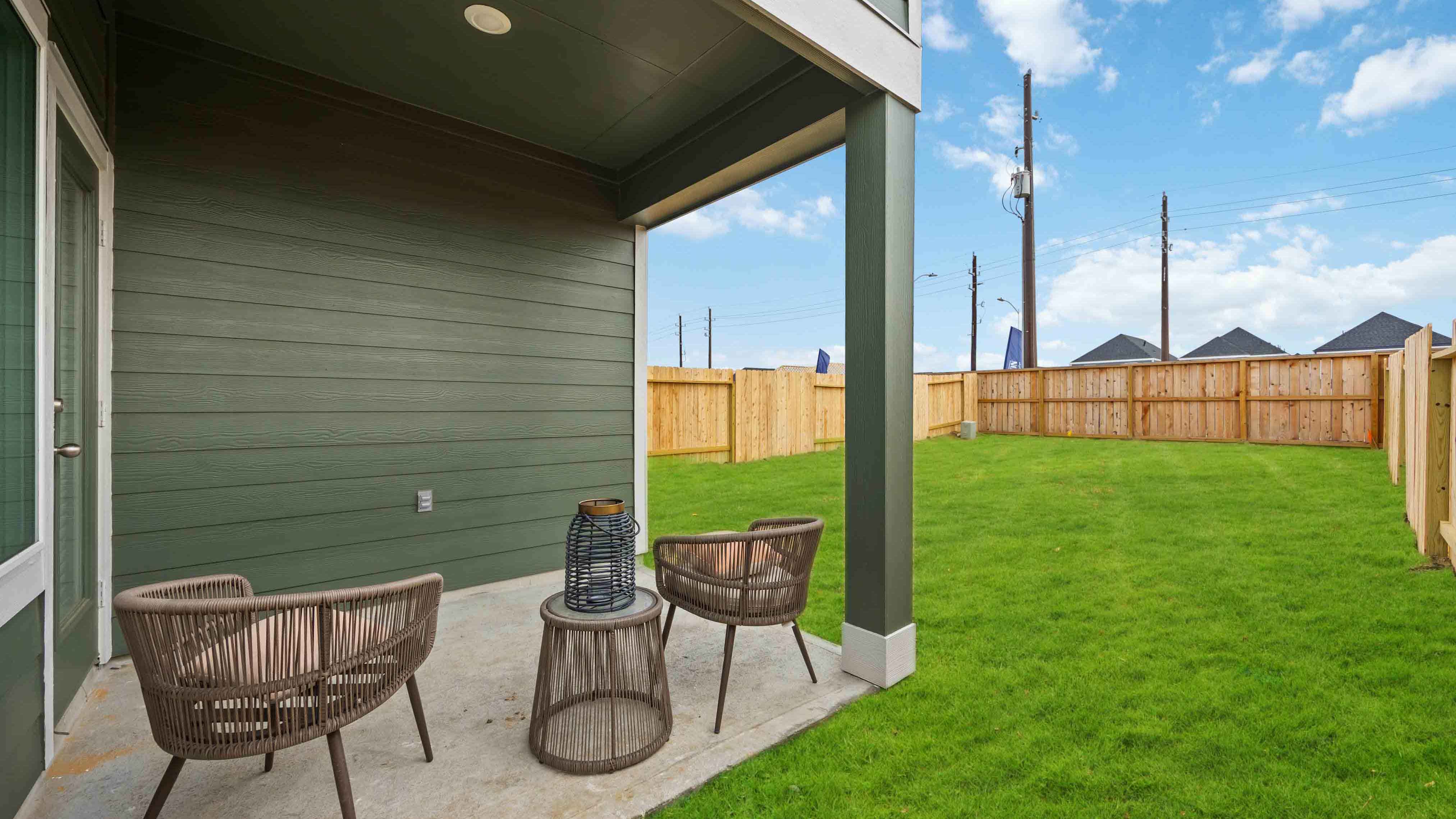 spacious backyard area with room for pets and outdoor activities