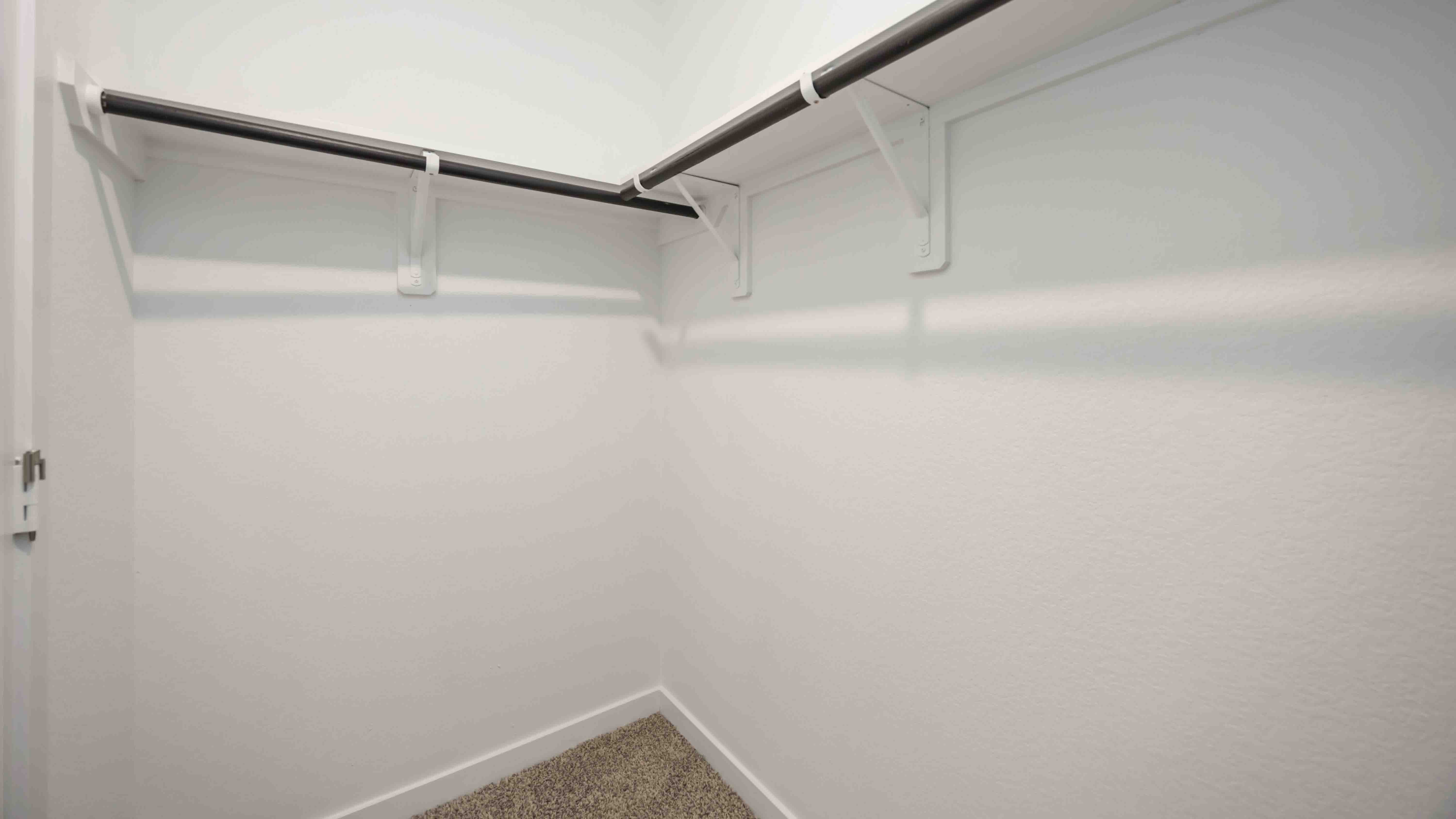 walk-in closet in the primary with lots of storage