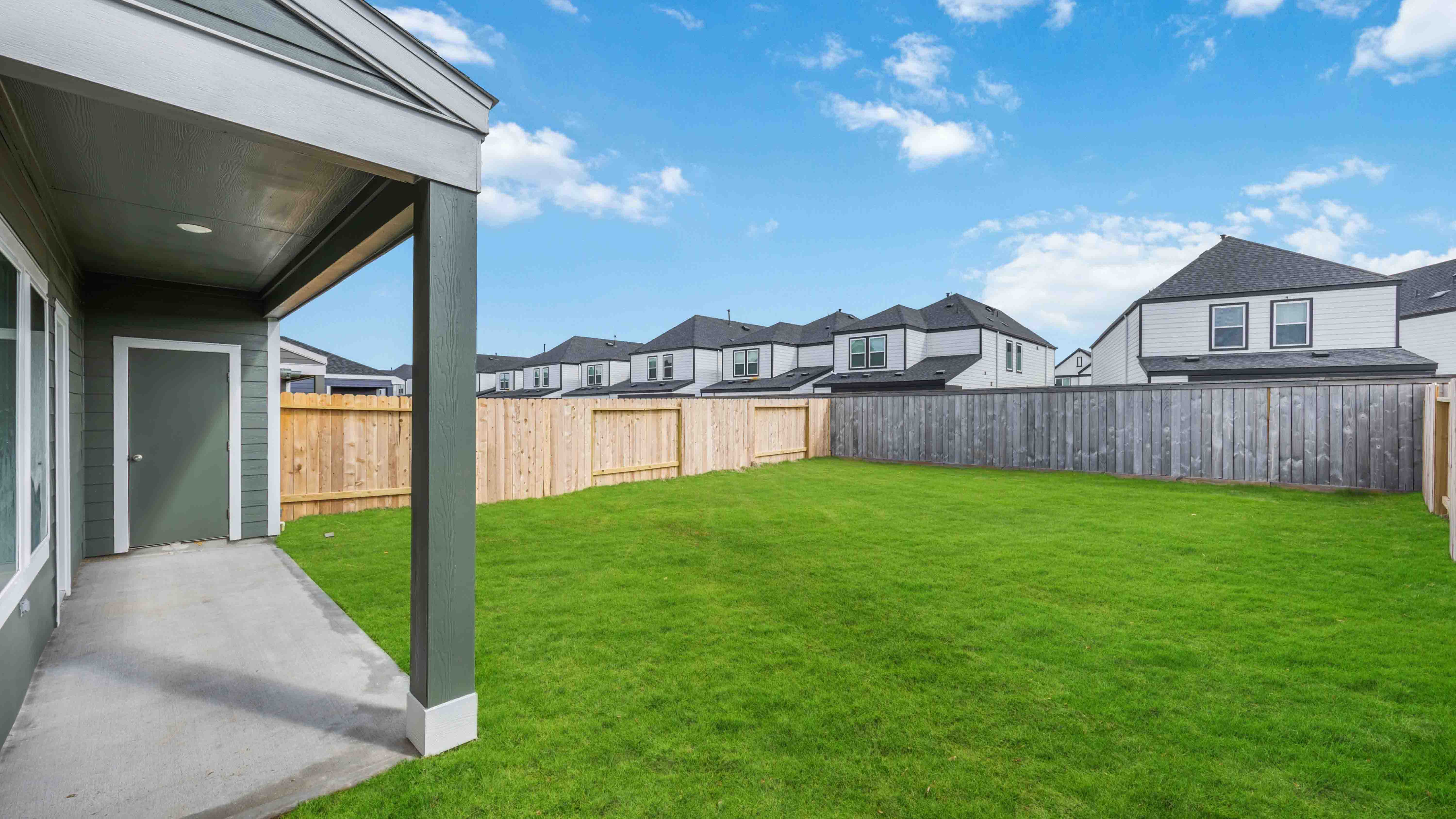 spacious backyard area with room for pets and outdoor activities