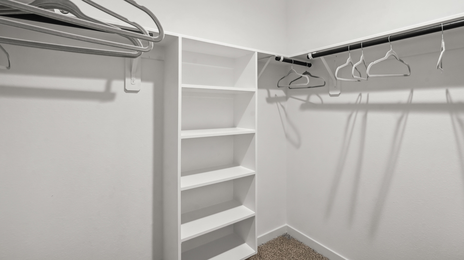 walk-in closet in the primary with lots of storage