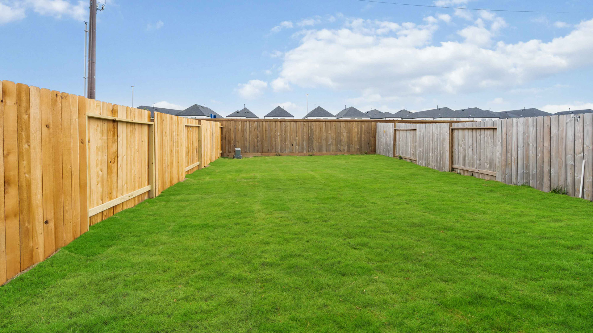 spacious backyard area with room for pets and outdoor activities