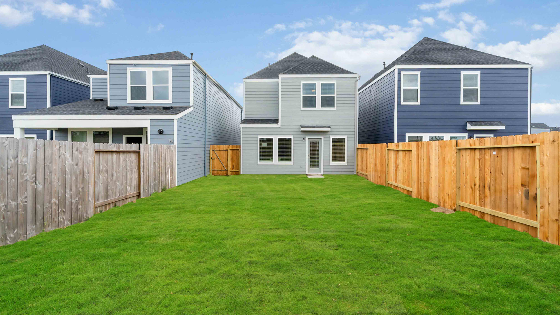 spacious backyard area with room for pets and outdoor activities