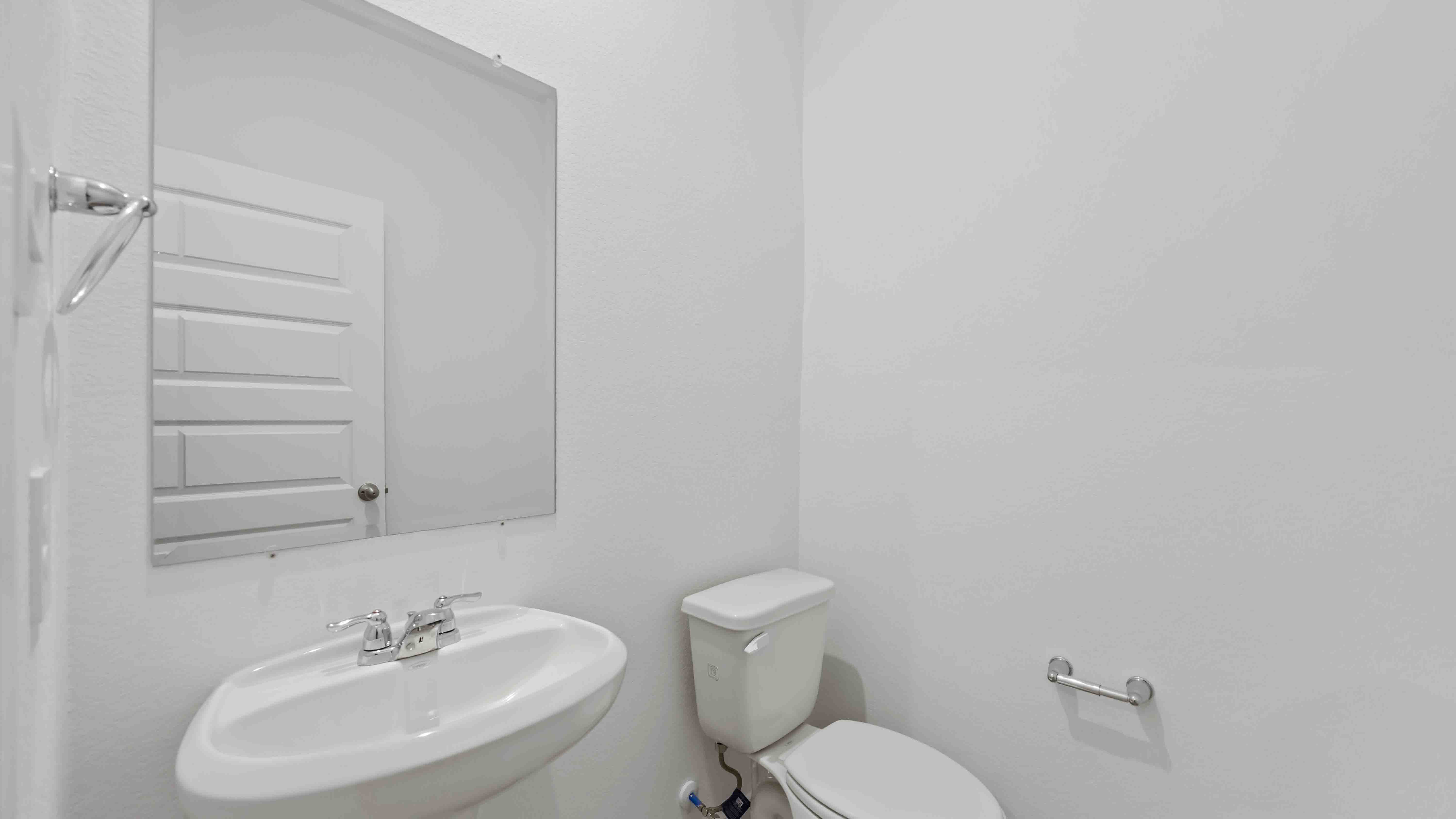 downstairs half bathroom for guest