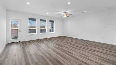 Open concept and spacious living room