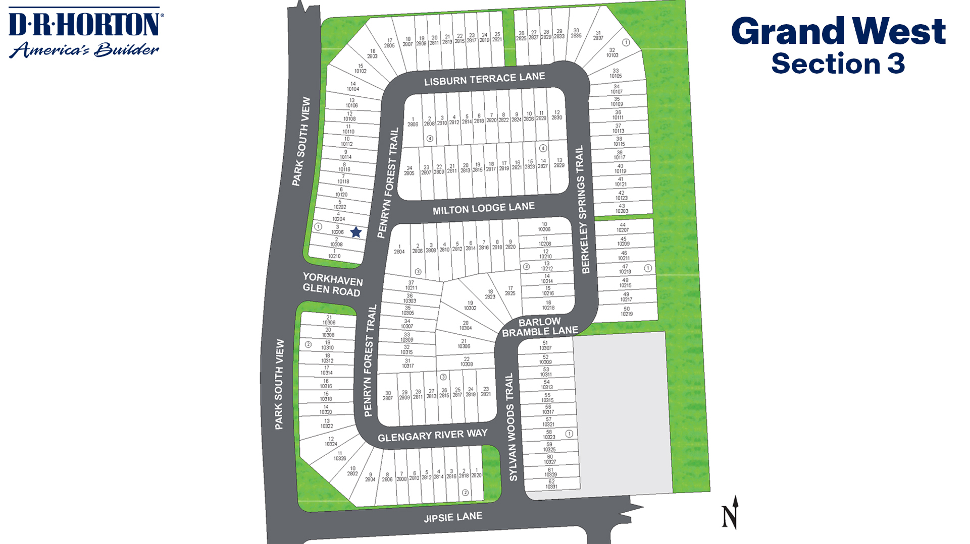 Static Lot Map