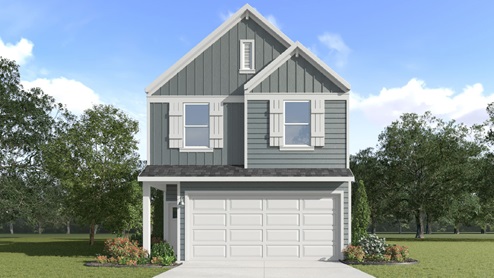 Two story Birch Rendering exterior