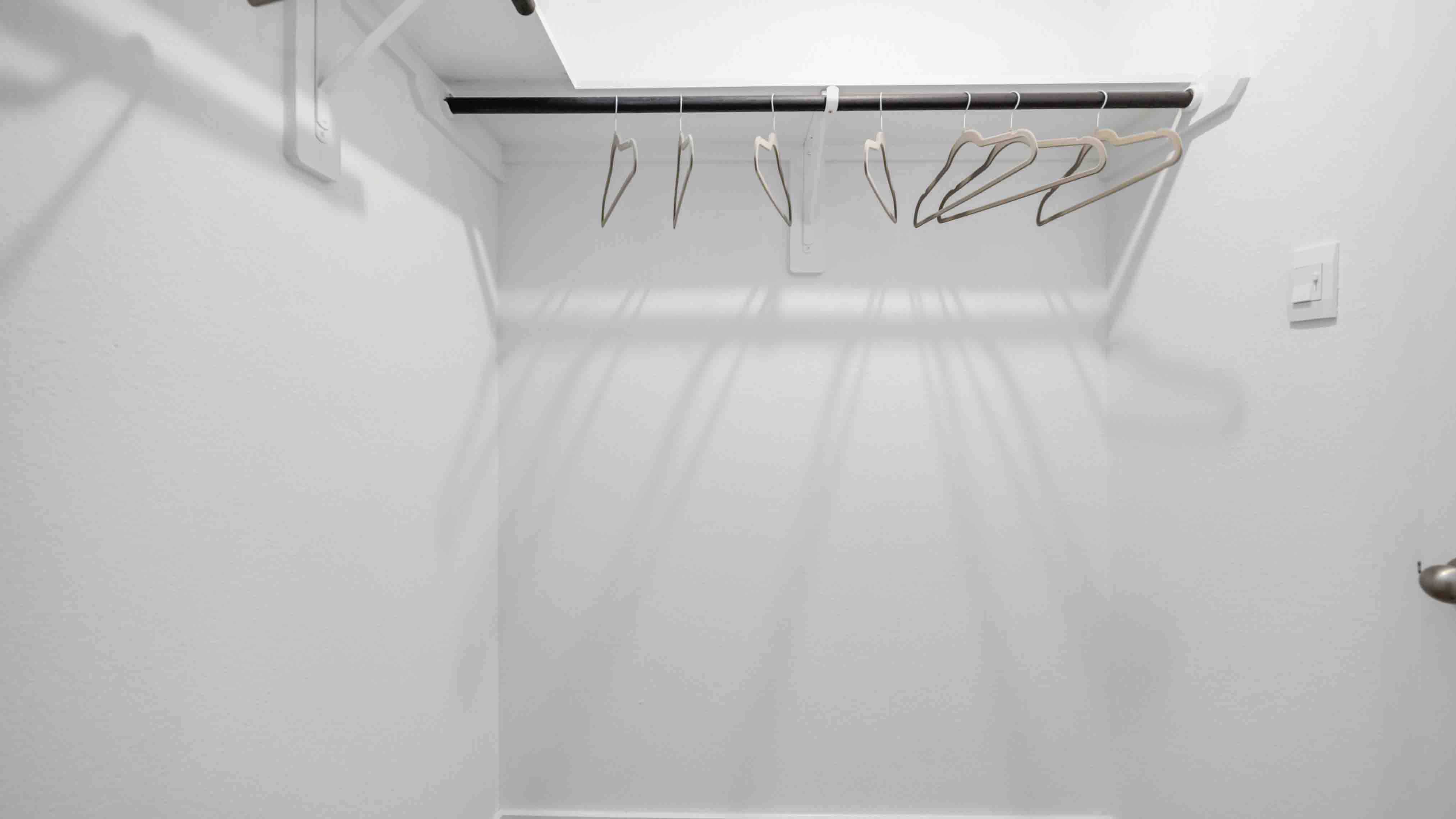 walk-in closet in the primary with lots of storage