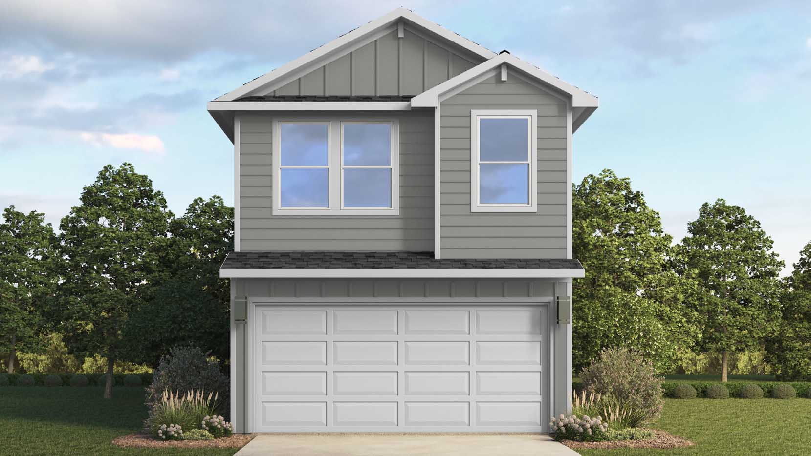 the daisy floor plan with two bed and two and a half bathroom