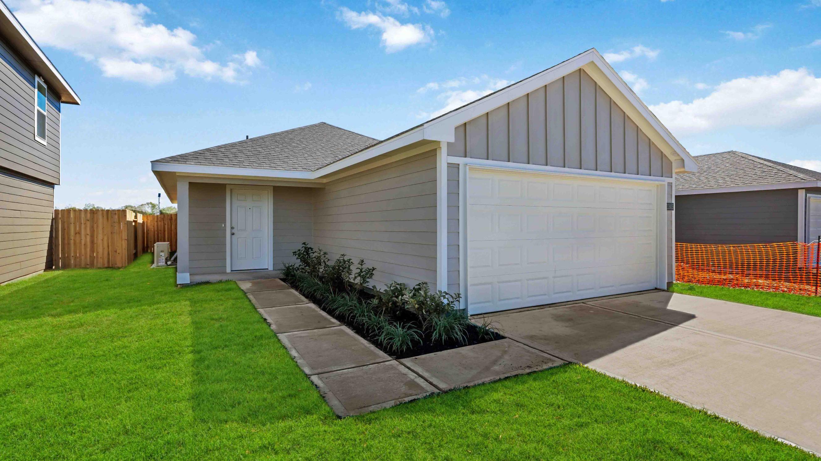 This home — photograph published by the builder