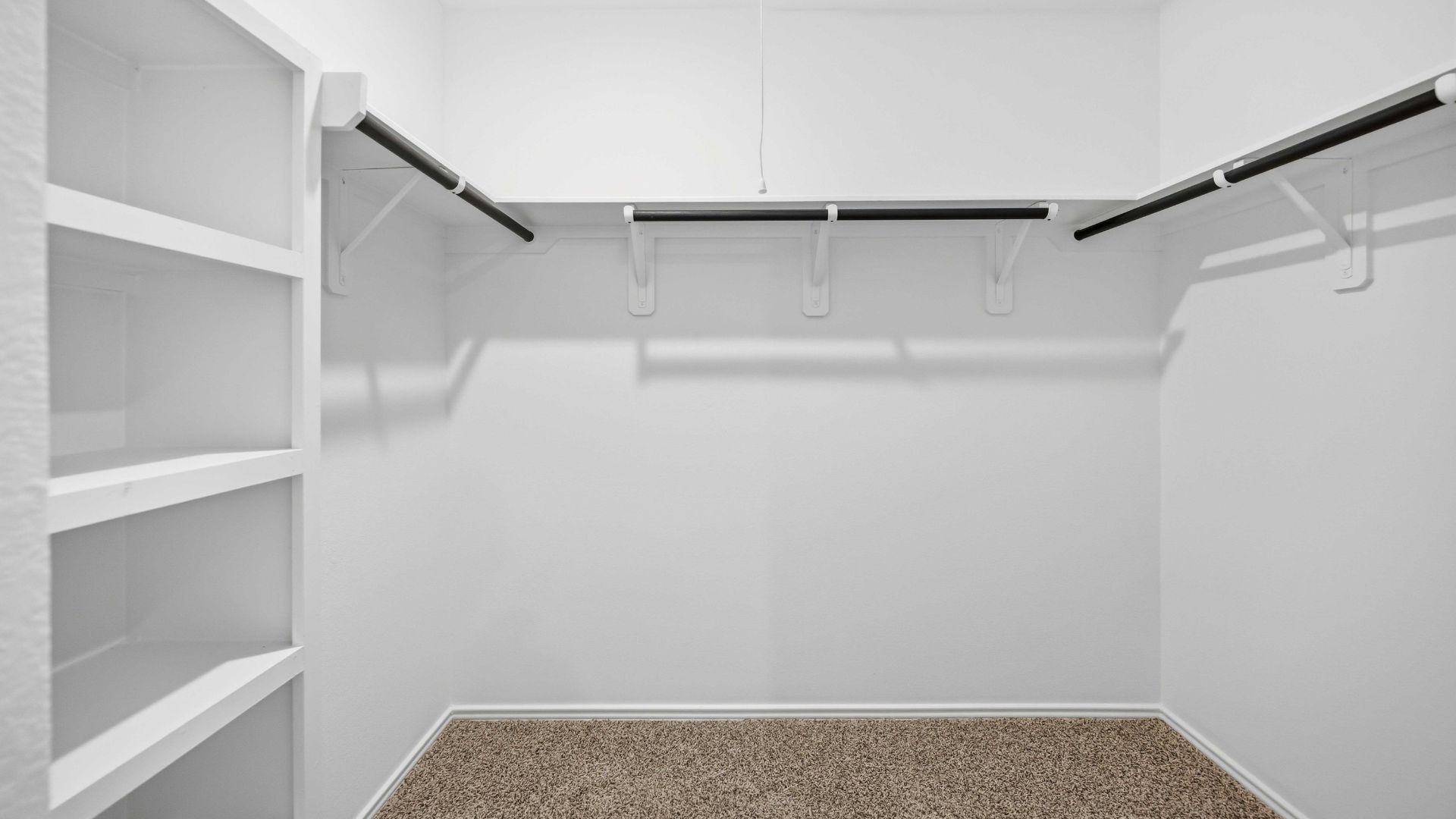walk-in closet in the primary with lots of storage