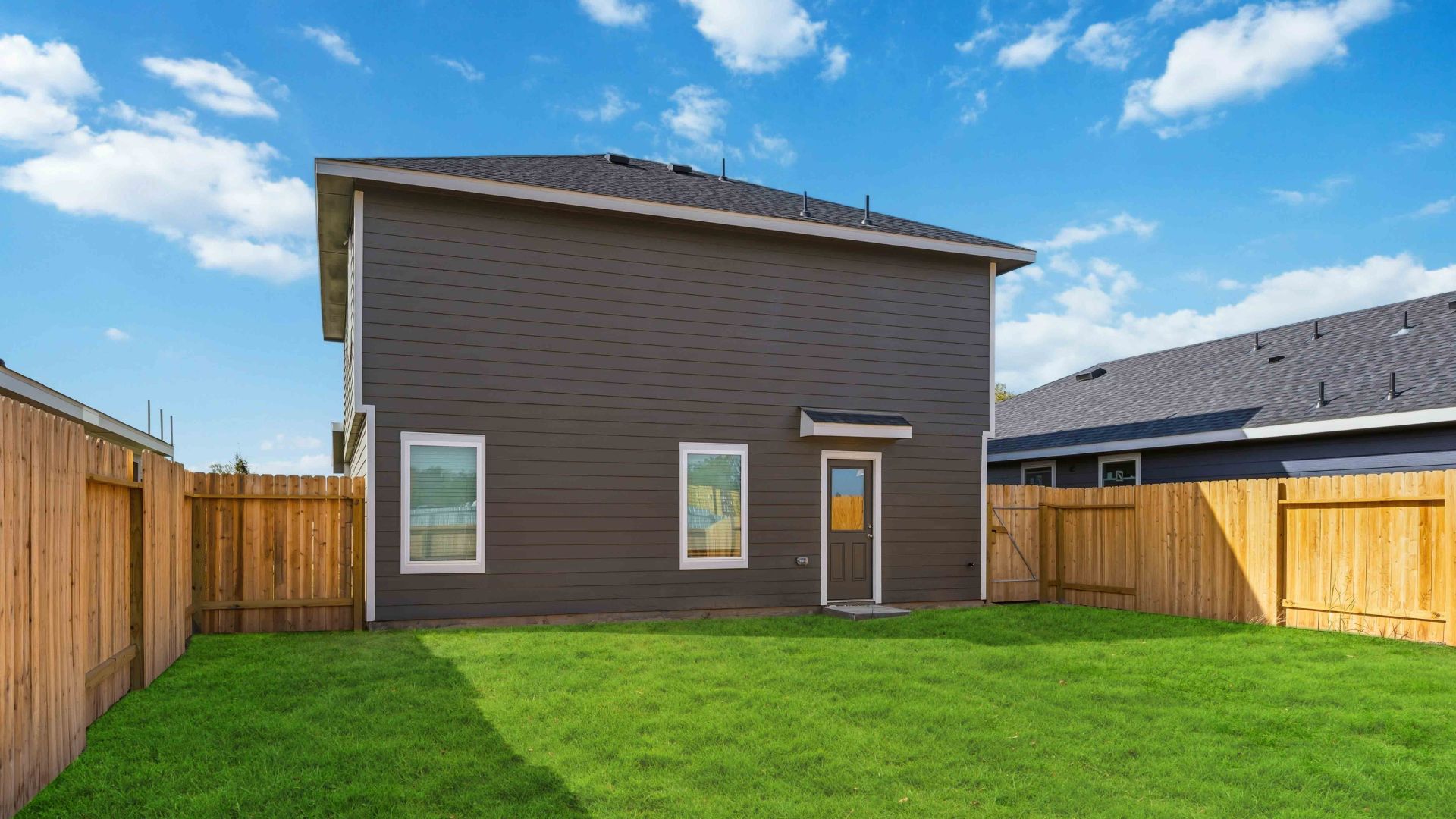 spacious backyard area with room for pets and outdoor activities