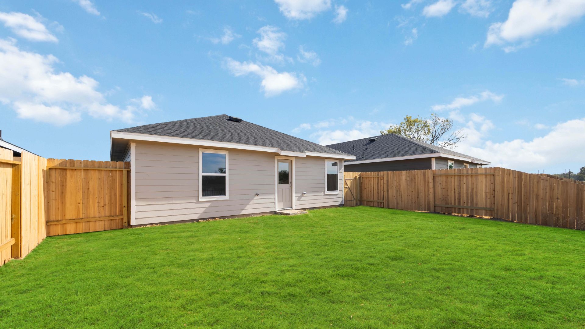 spacious backyard area with room for pets and outdoor activities