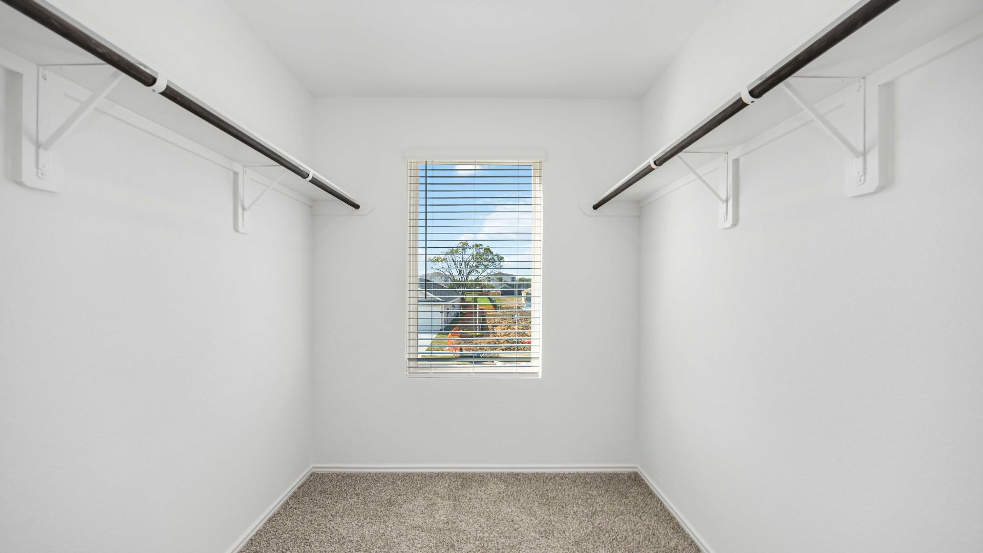 walk-in closet in the primary with lots of storage