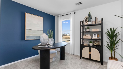 Secondary room that can be used as an office or bedroom