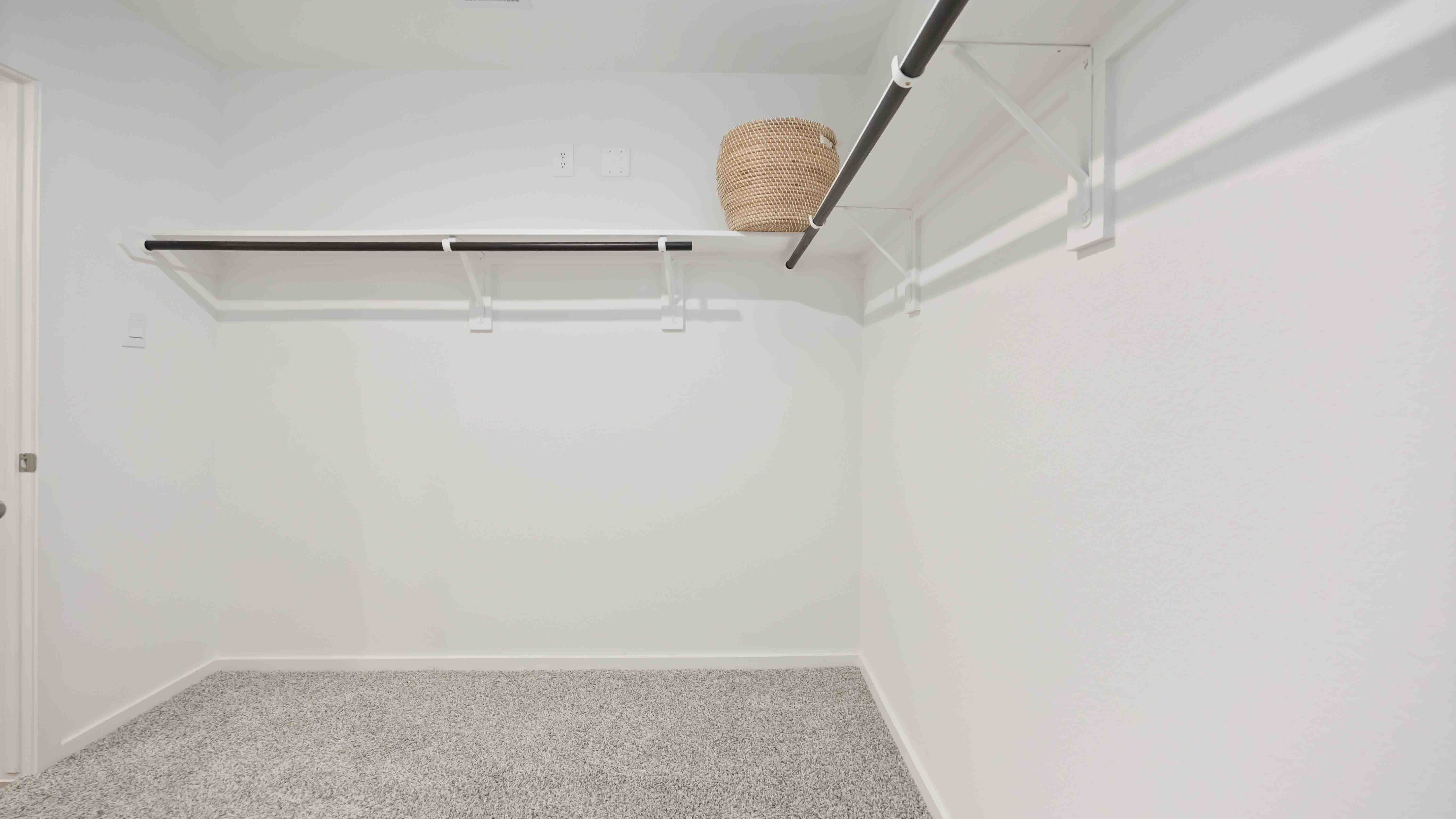 walk-in closet in the primary with lots of storage