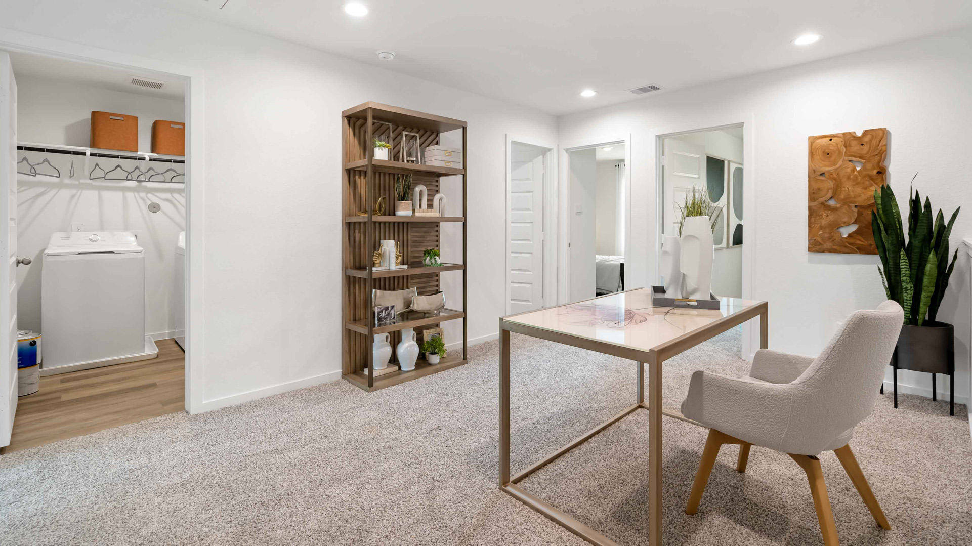 upstairs loft is centrally located to all bedrooms