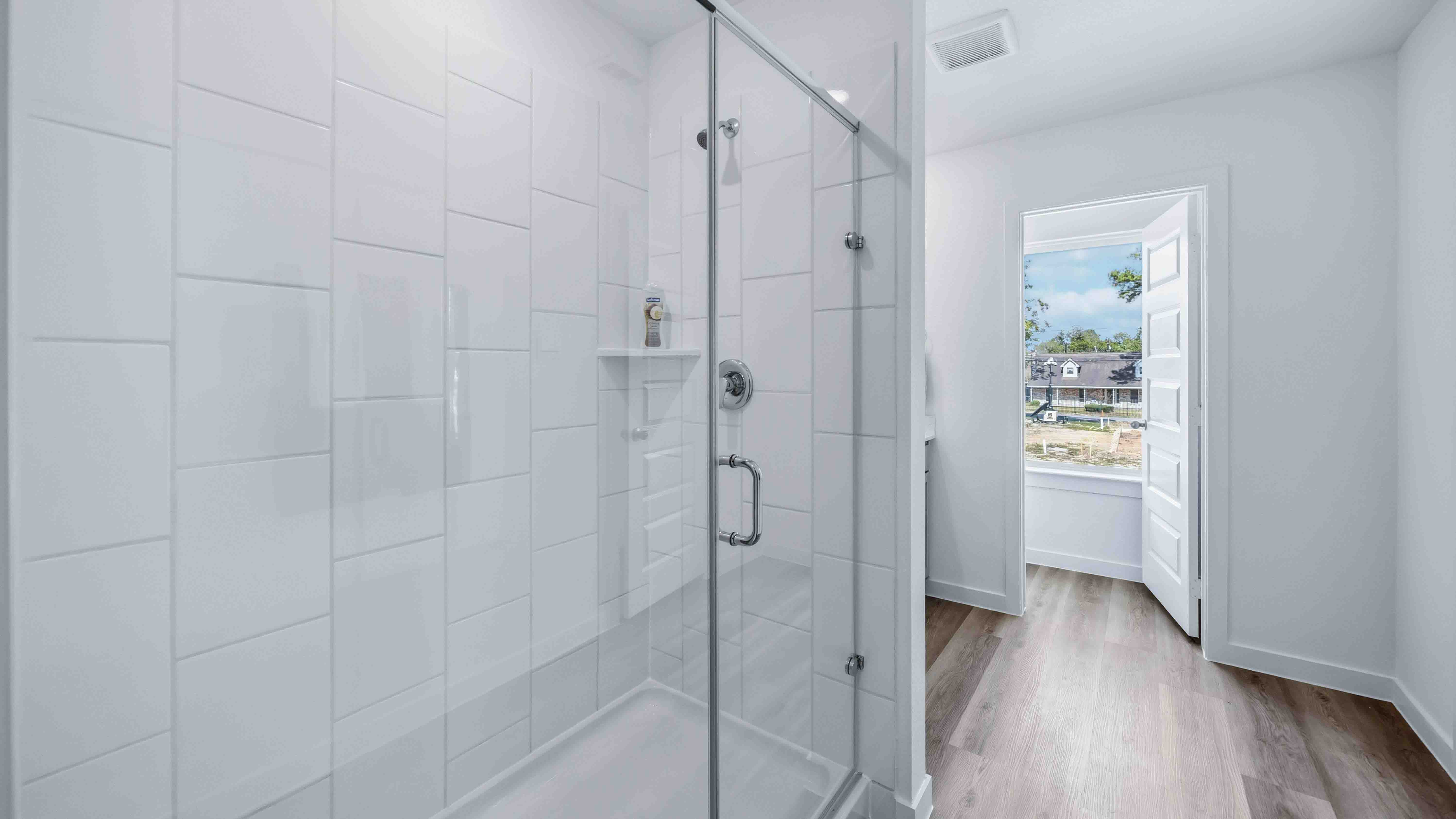 primary en-suite with standing shower
