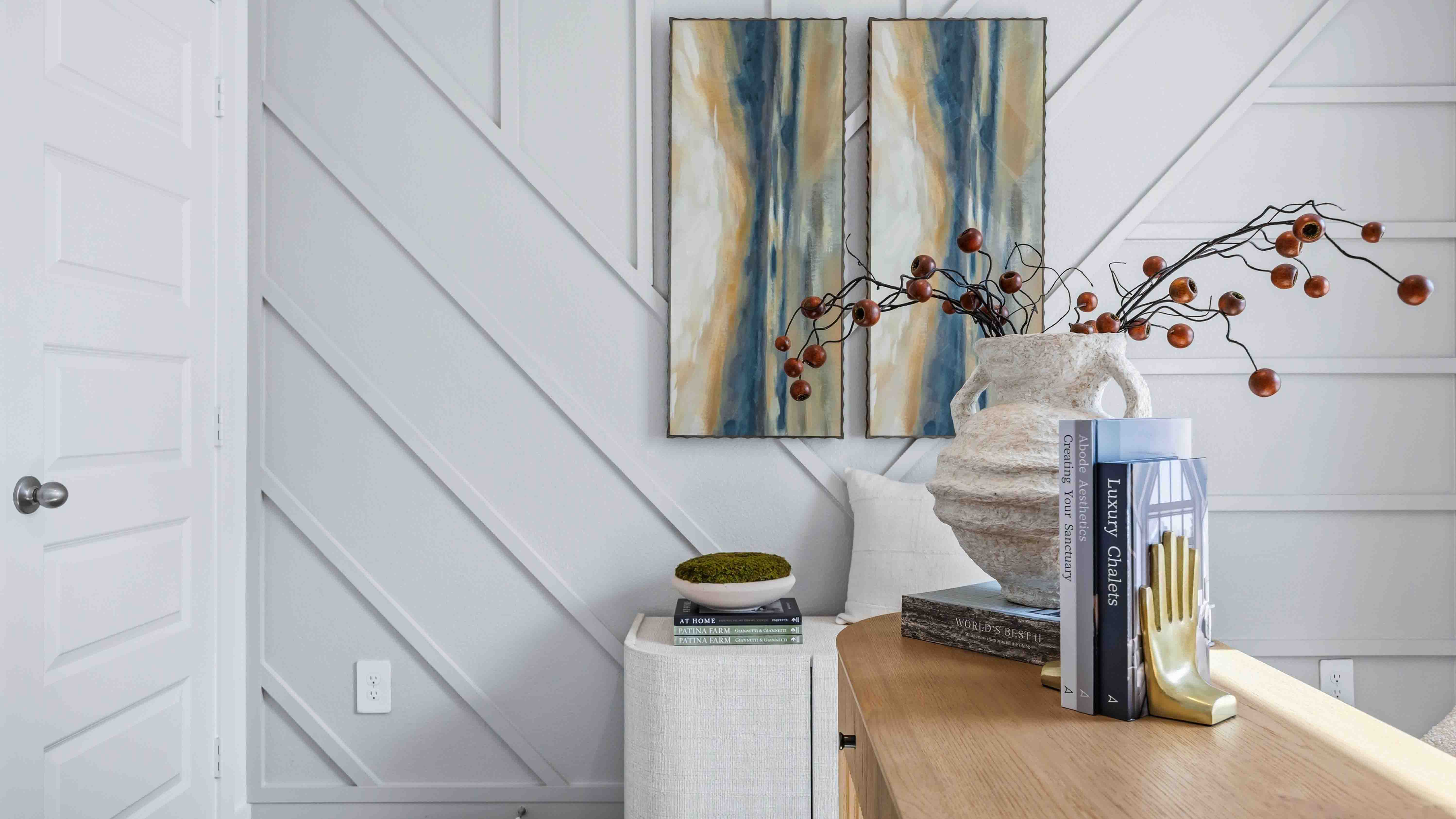 secondary bedroom used as a office