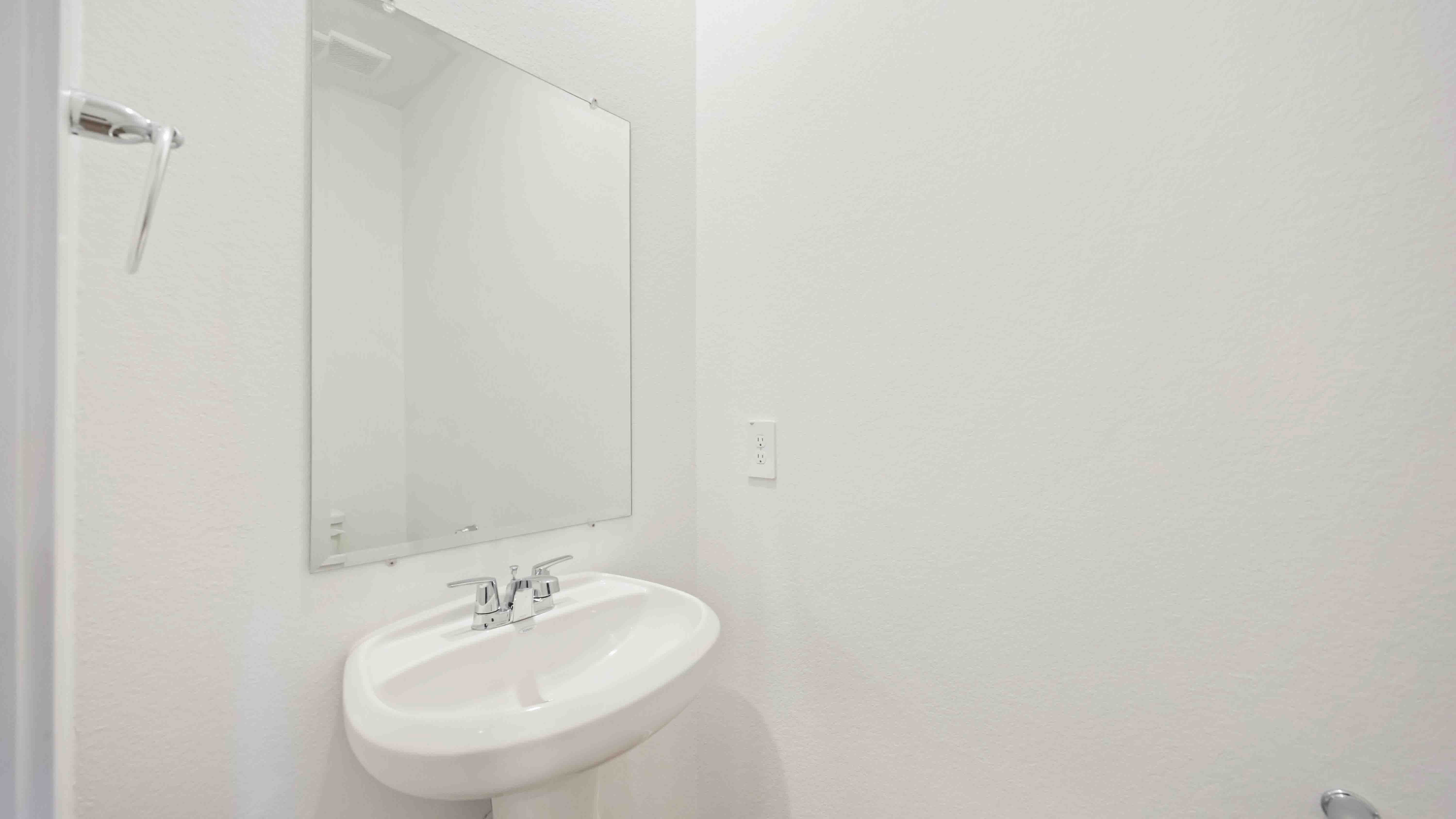 downstairs half bathroom for guests