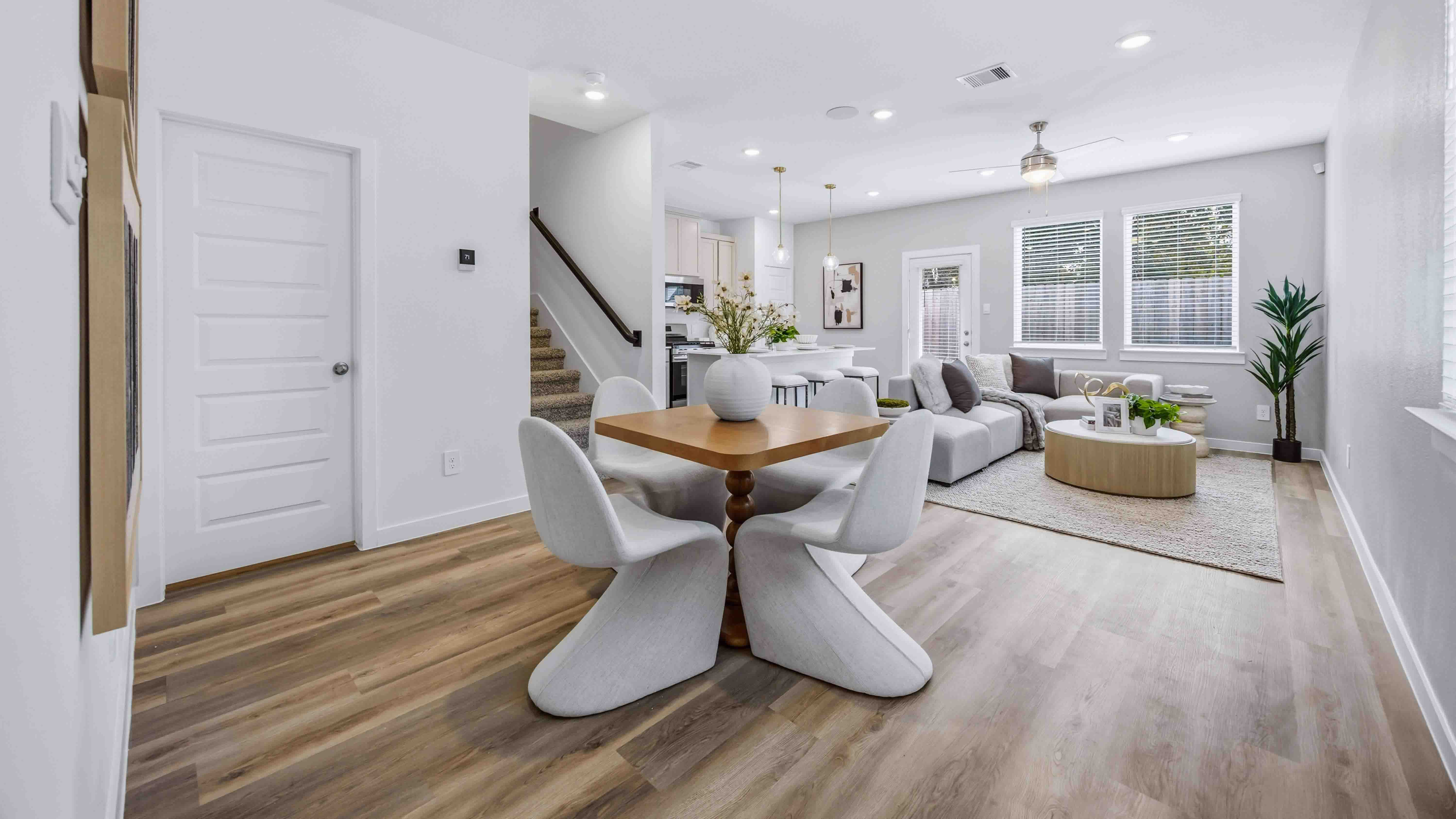 dining area with natural lighting