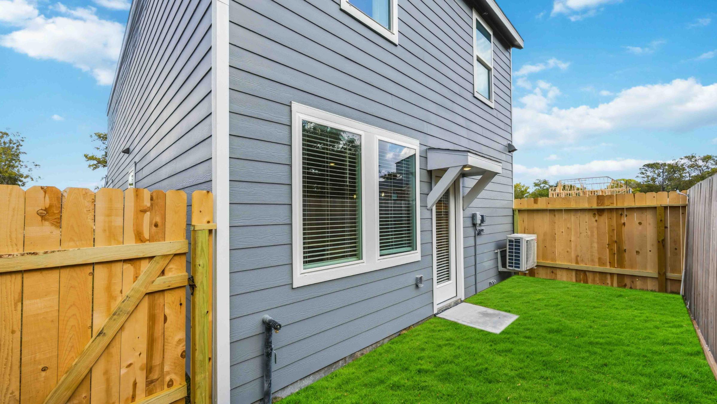 spacious backyard area with room for pets and outdoor activities