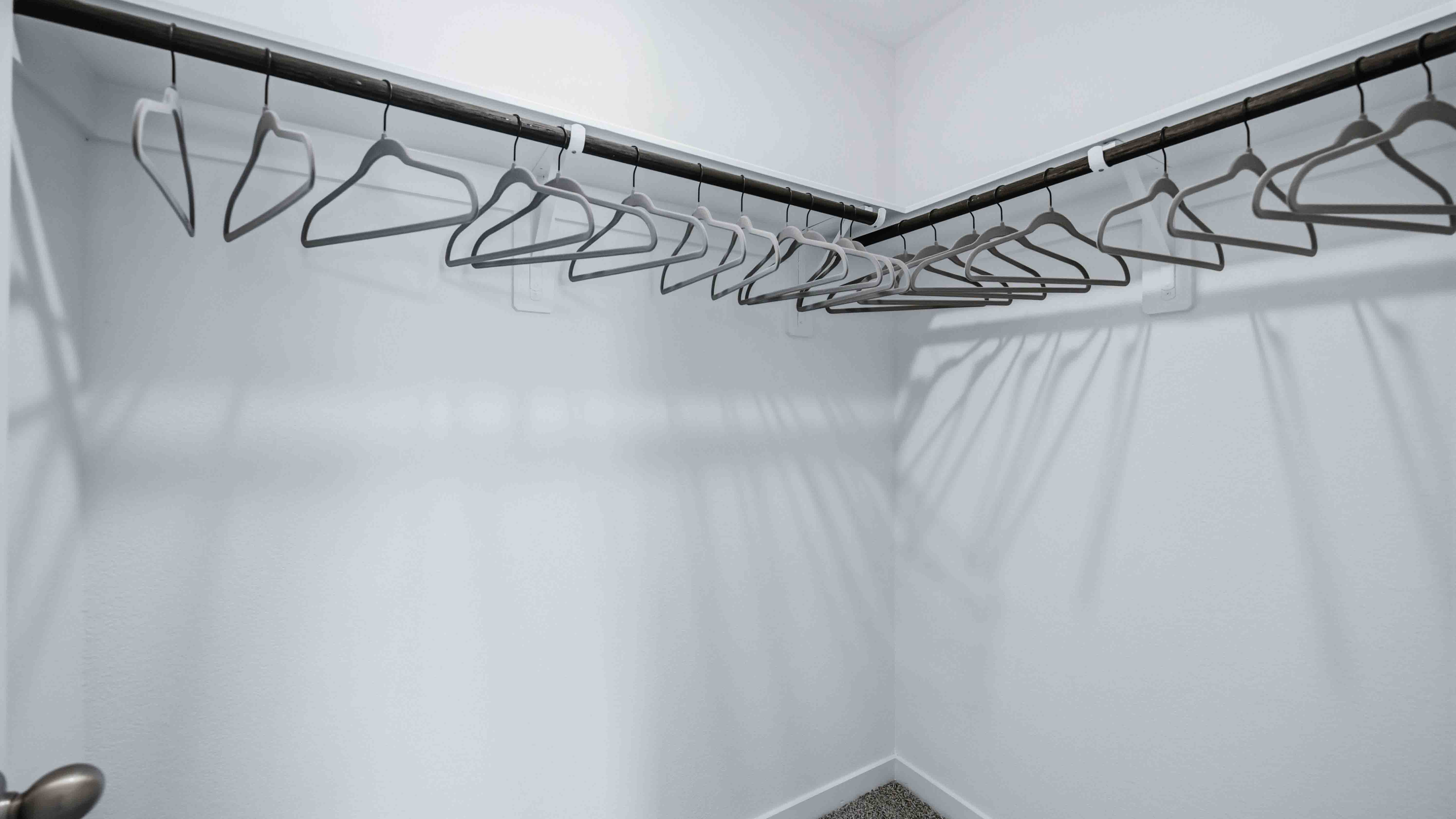 walk-in closet in the primary with lots of storage