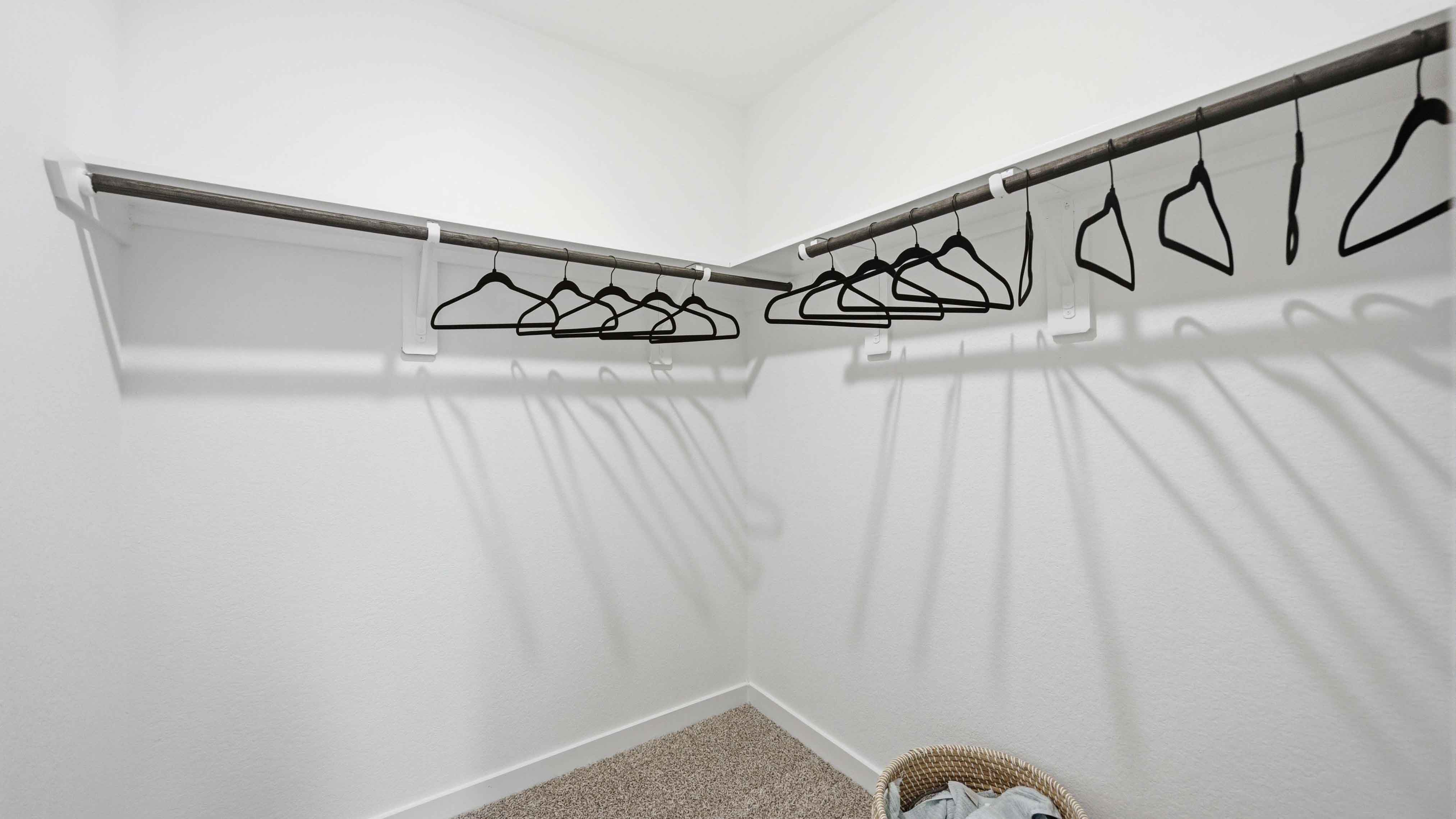 walk-in closet in the primary with lots of storage