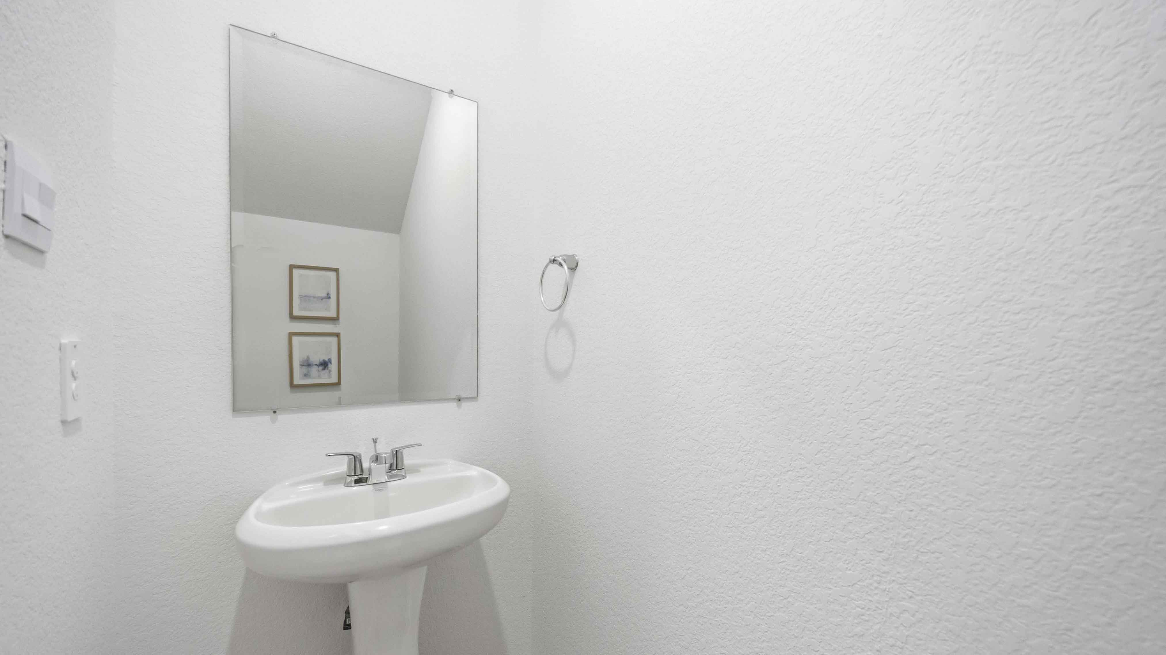 downstairs half bathroom for guests