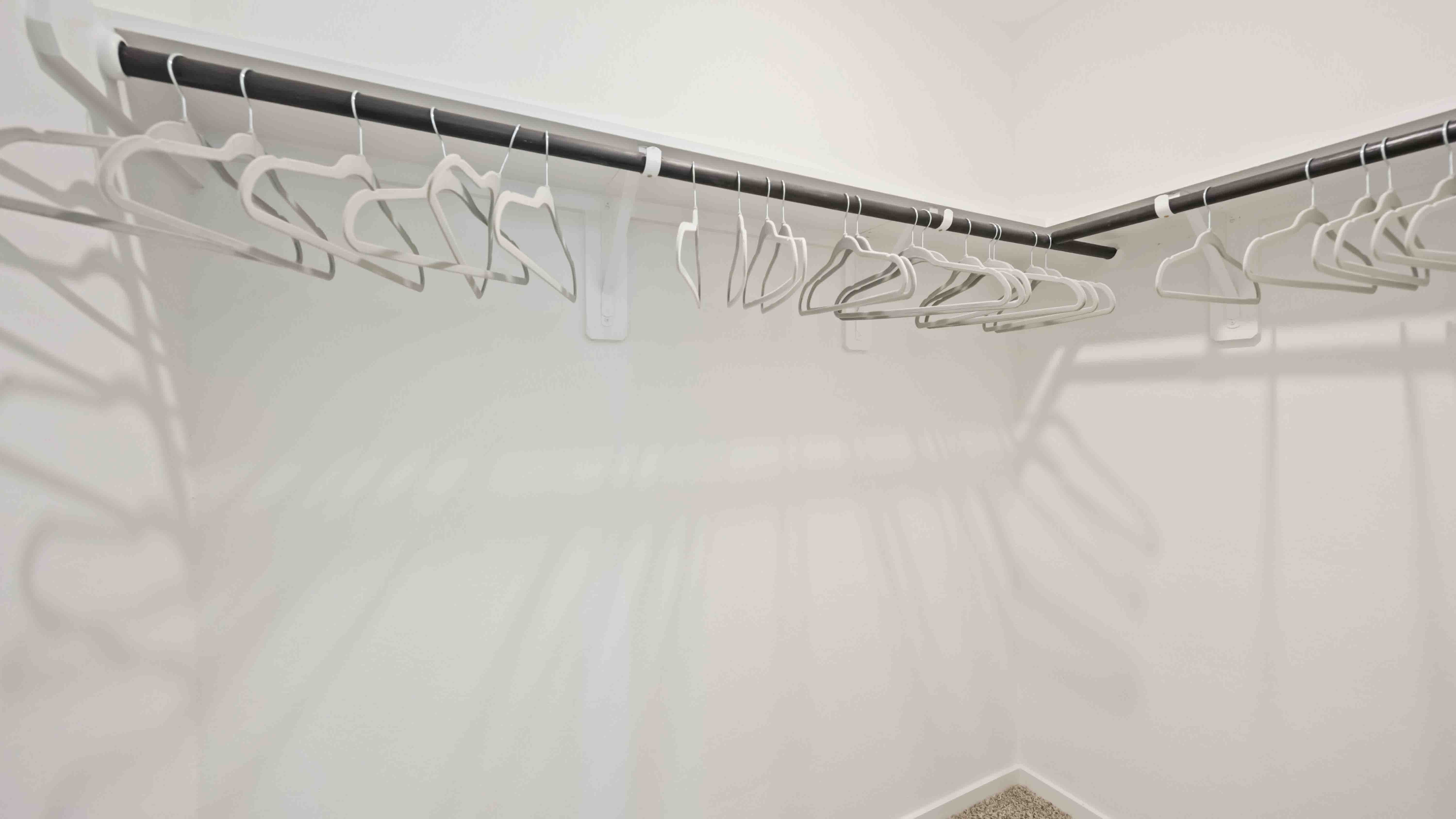 walk-in closet in the primary with lots of storage