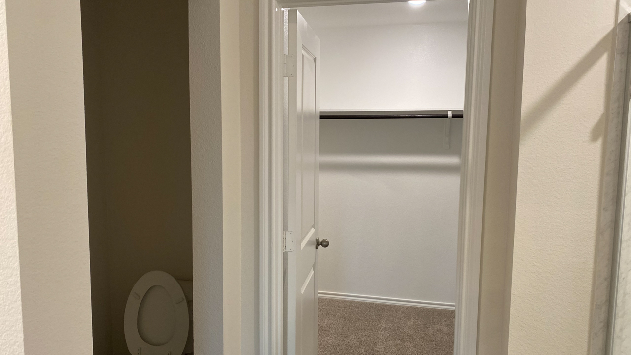 primary bedroom closet