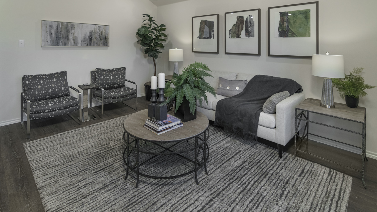 X40D open concept living area