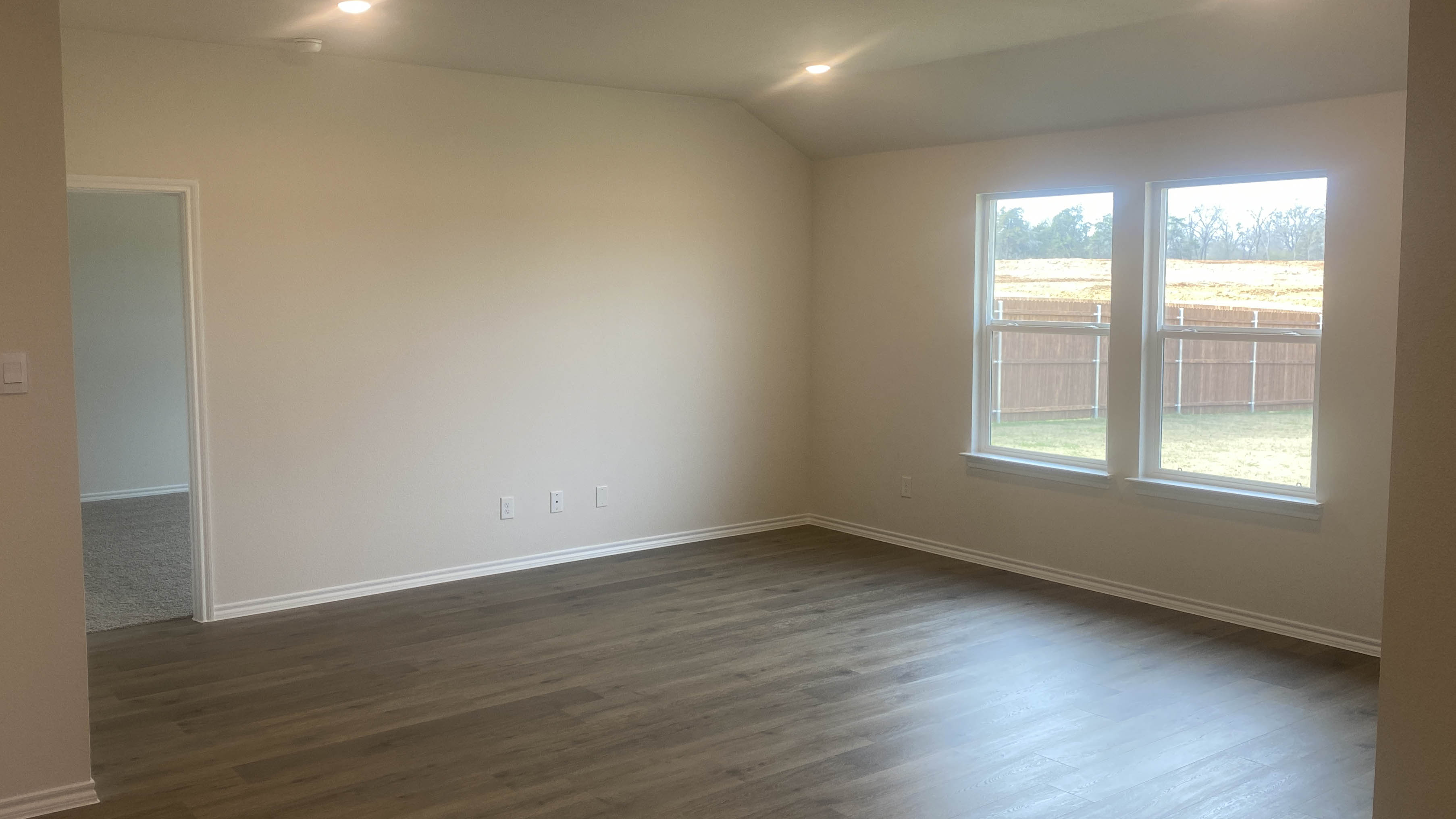 open concept living area