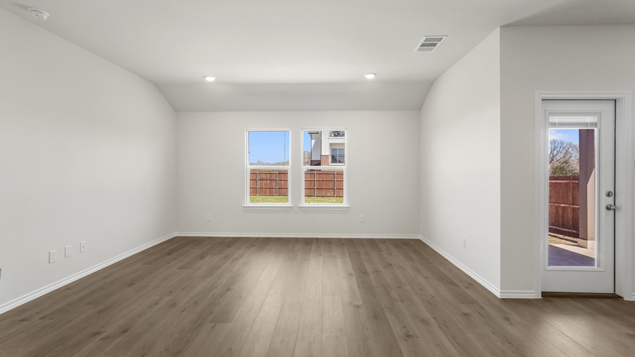 dining and living area