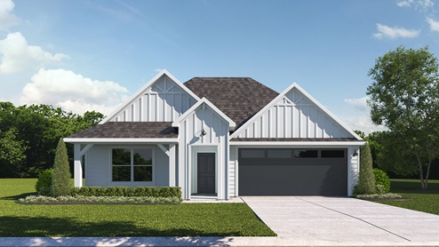X40J elevation at Creeks at Burnett Trail in Canton, TX