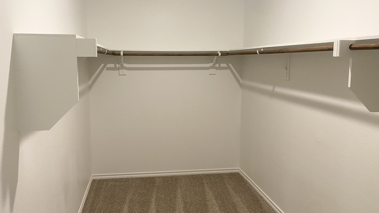 primary bedroom closet