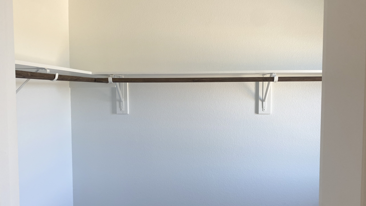 secondary bedroom closet