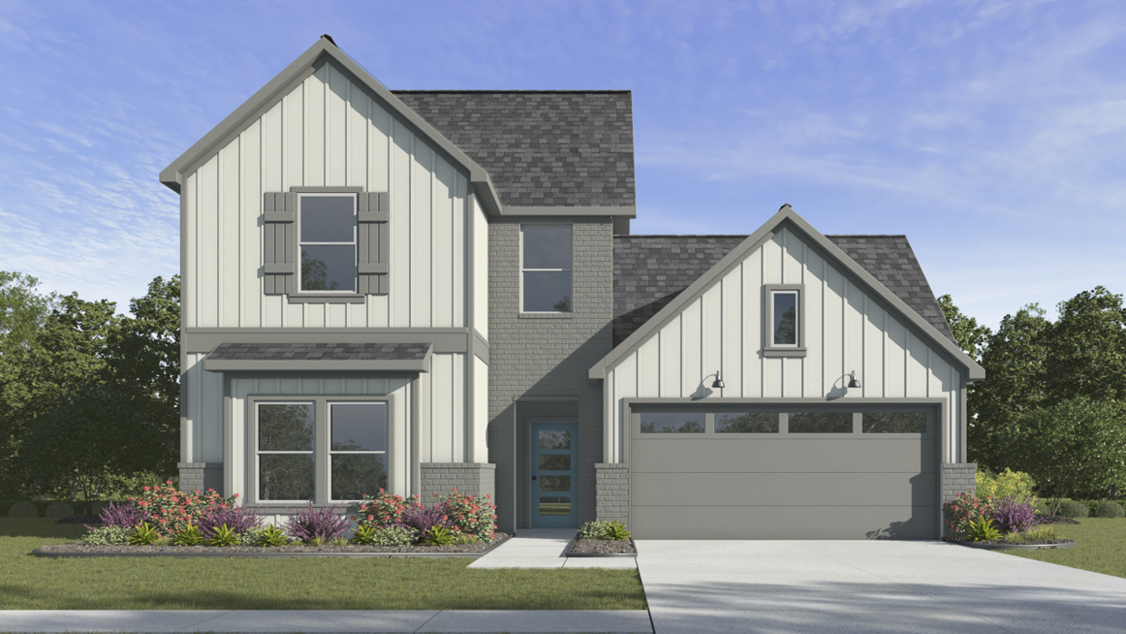 rendering of two story home