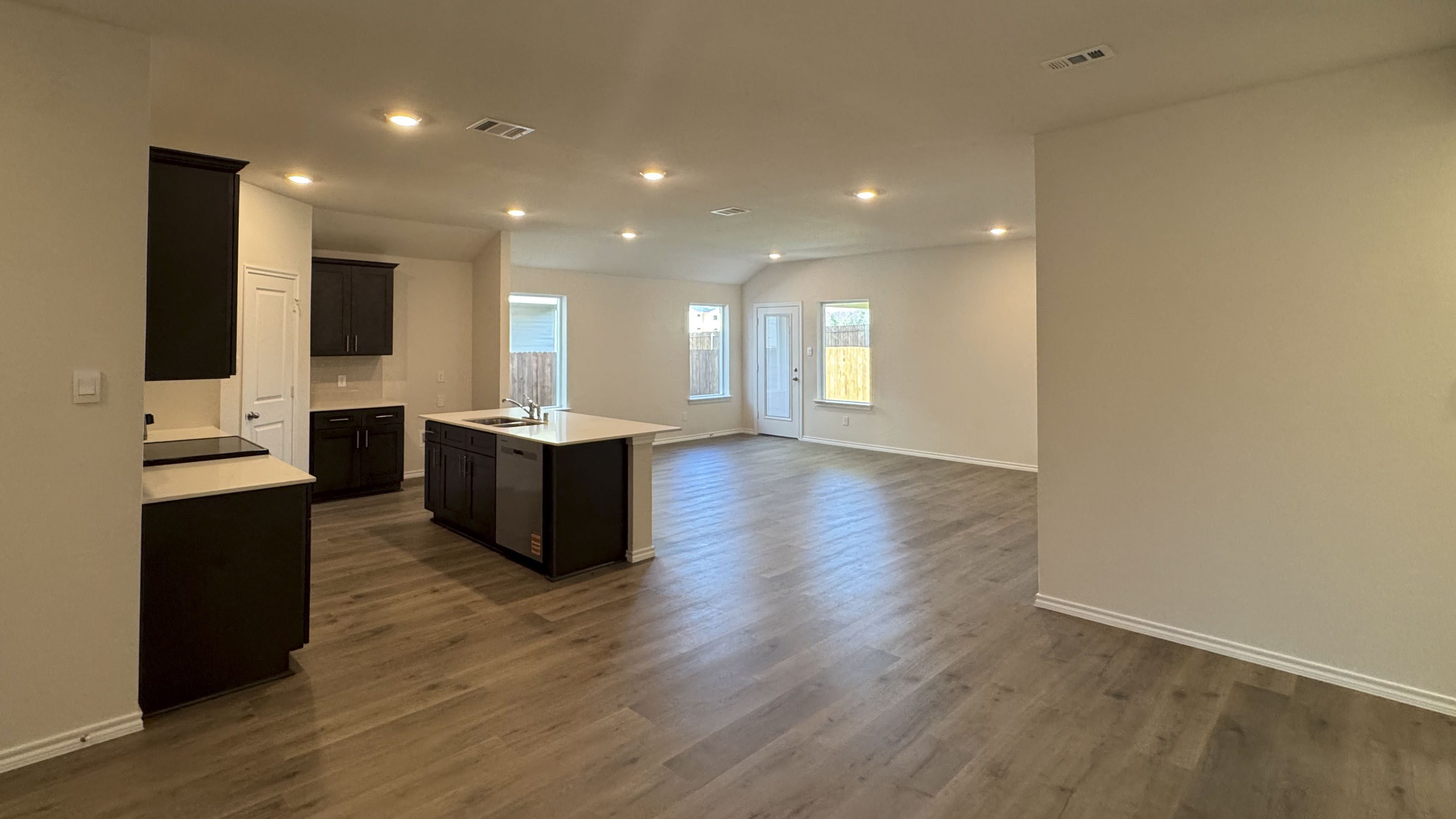 dining and living area