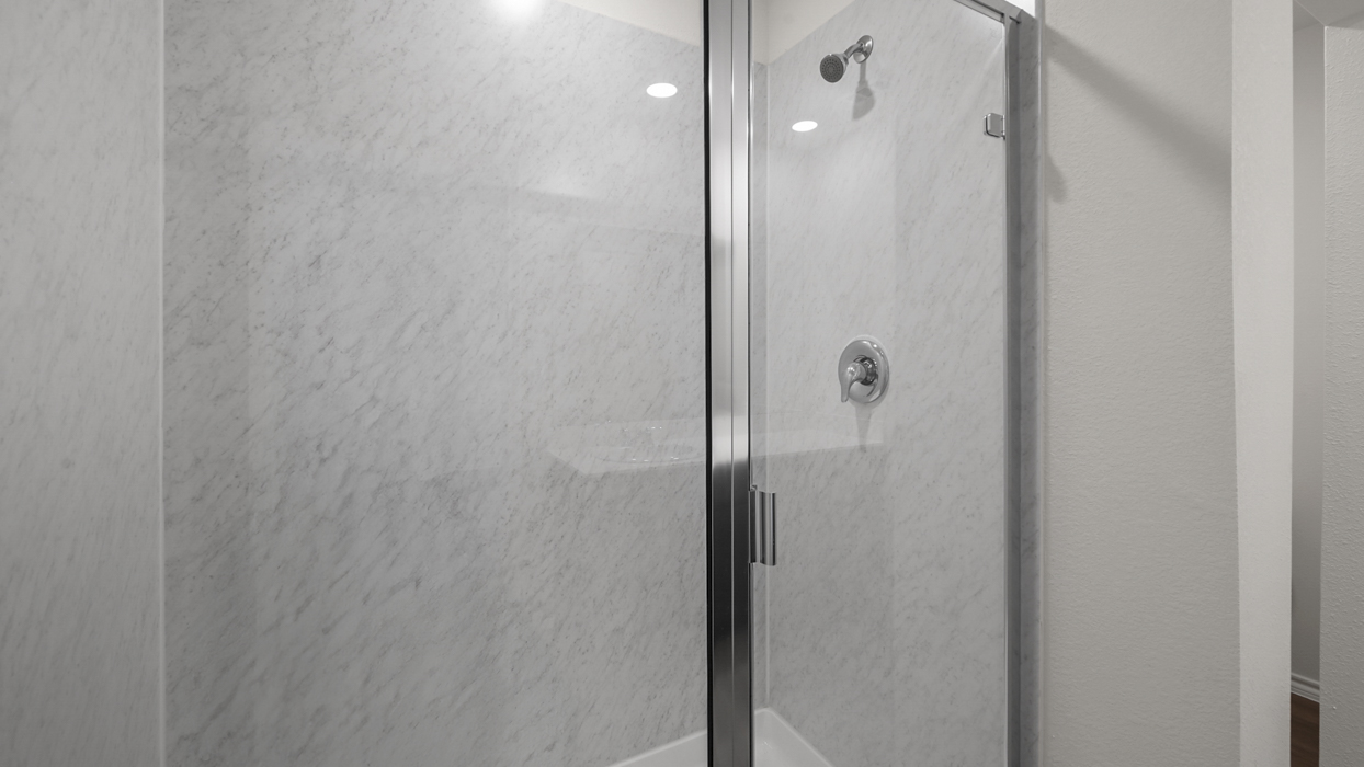 Primary bathroom walk in shower