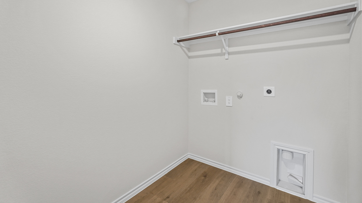 an empty utility closet